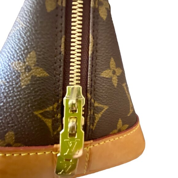 Authentic Louis Vuitton Monogram Alma PM Dome Satchel Bag - Picture 13 of 16